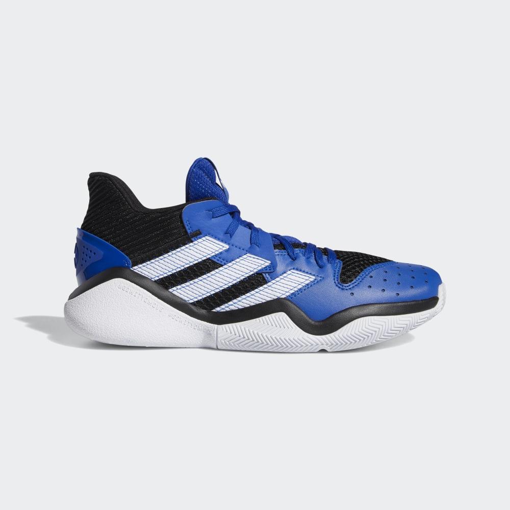 Adidasi Baschet Adidas Harden Stepback Barbati Romania - Negrii/Albastru Regal/Albi EG2769